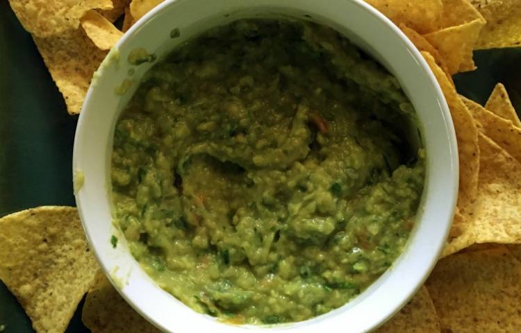 Almacenar guacamole en el congelador