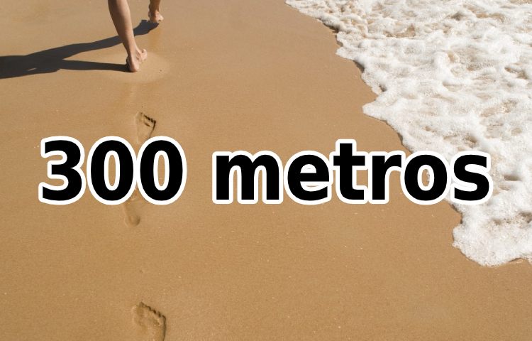 Cuántos pies son 300 metros