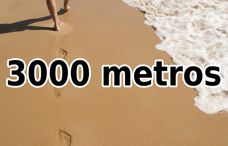 Cuántos pies son 3000 metros