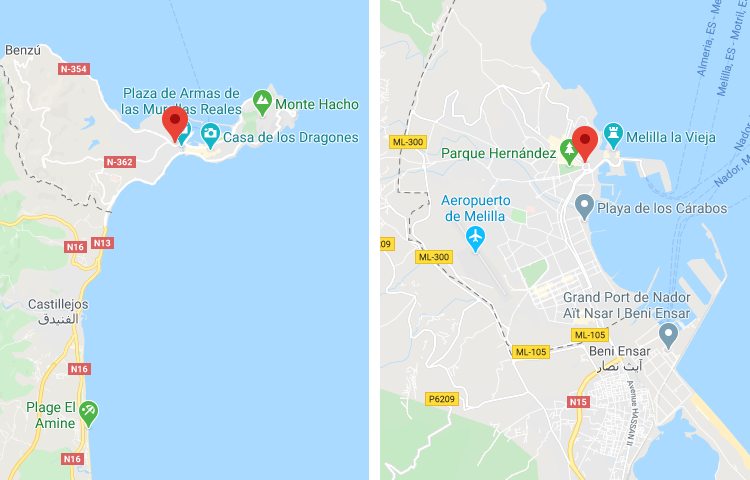 Qué es más grande Ceuta o Melilla