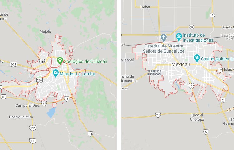 Qué es más grande Culiacán o Mexicali
