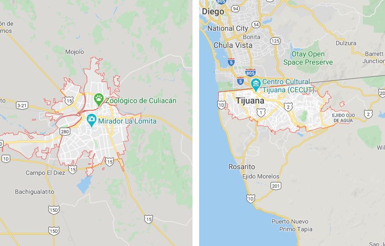 Qué es más grande Culiacán o Tijuana