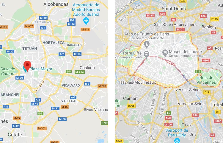 ¿Quién es más grande París o Madrid
