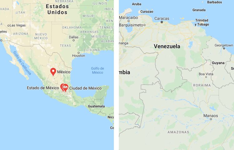 Qué es más grande México o Venezuela