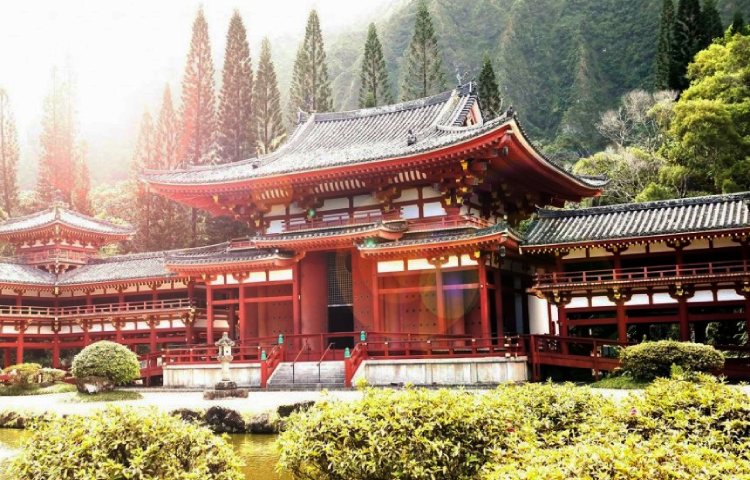 arquitectura templo de japon palacio