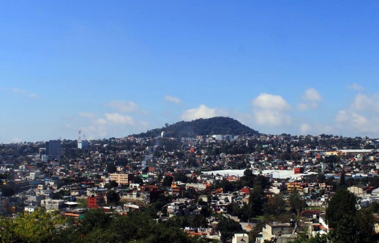 paisaje de ciudad mexicana