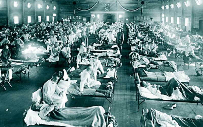 La peor pandemia del mundo fue la gripe española