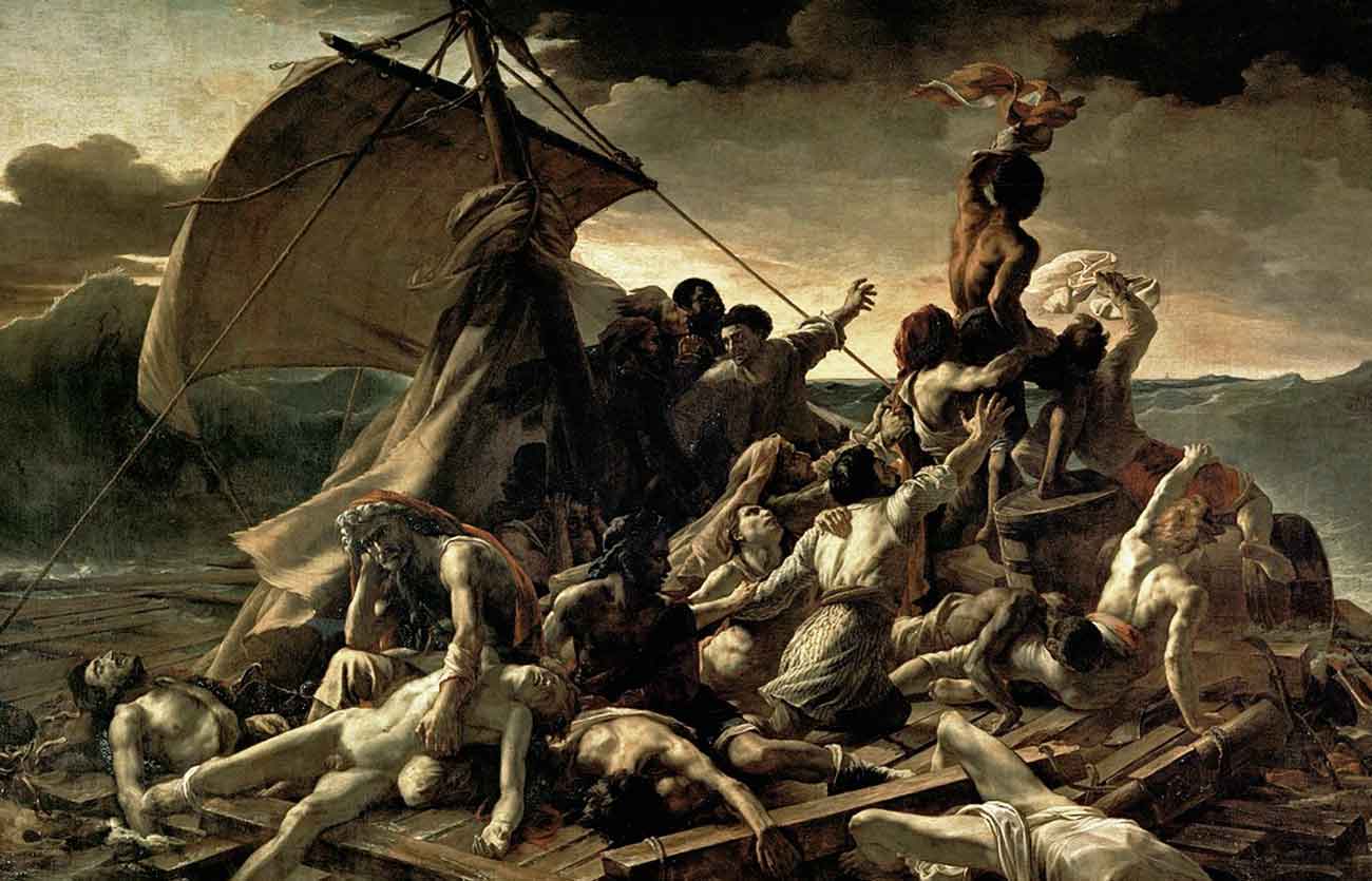 Quién fue el pintor de La balsa de la Medusa