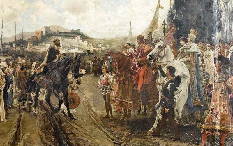 Quién fue el pintor de La rendición de Granada