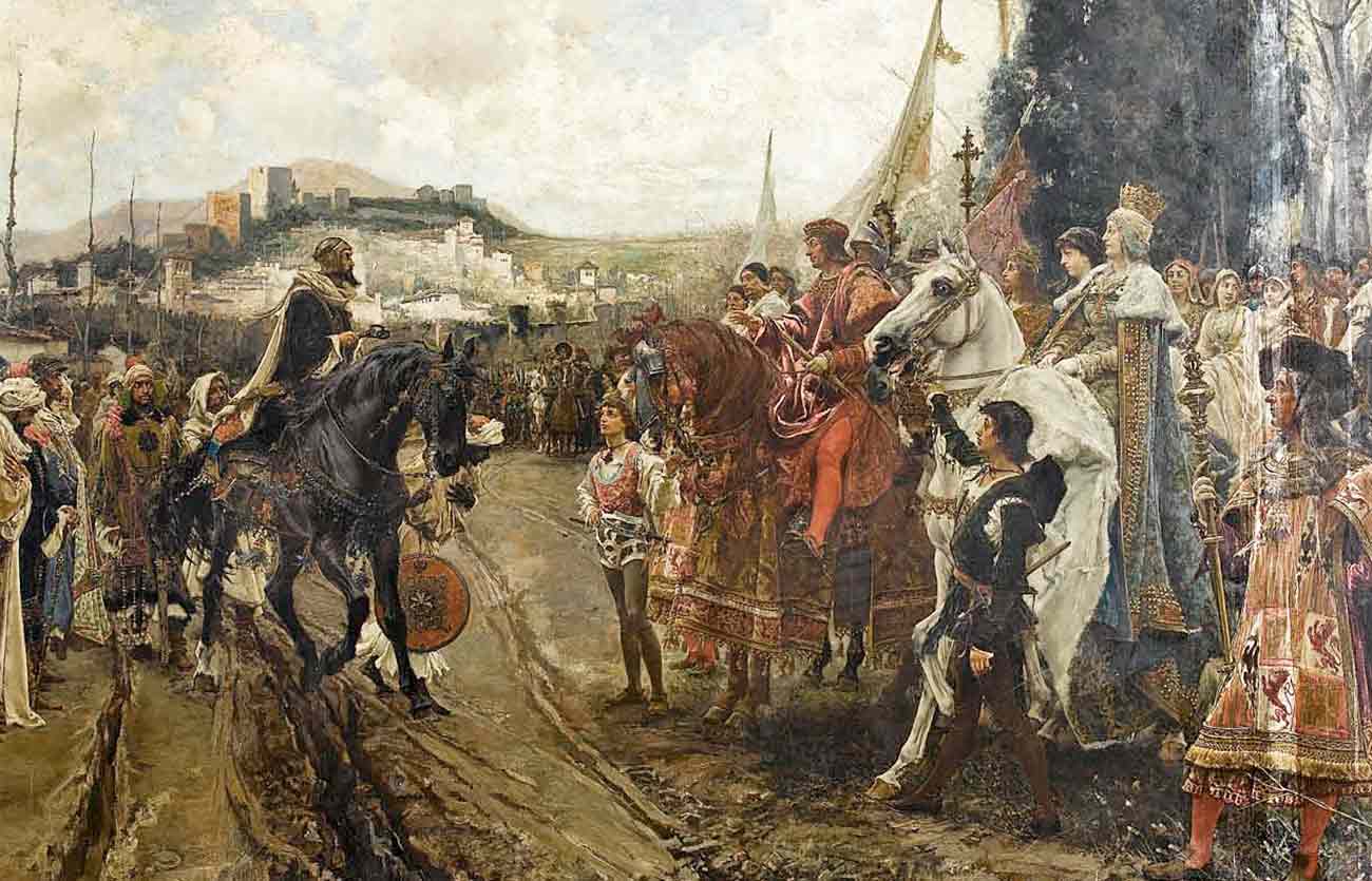 Quién fue el pintor de La rendición de Granada