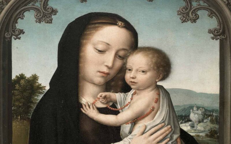 Quién fue el pintor de La Virgen con el Niño