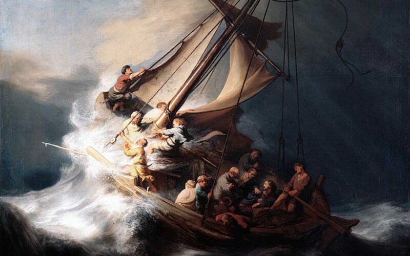 Quién fue el pintor de La tormenta en el mar de Galilea