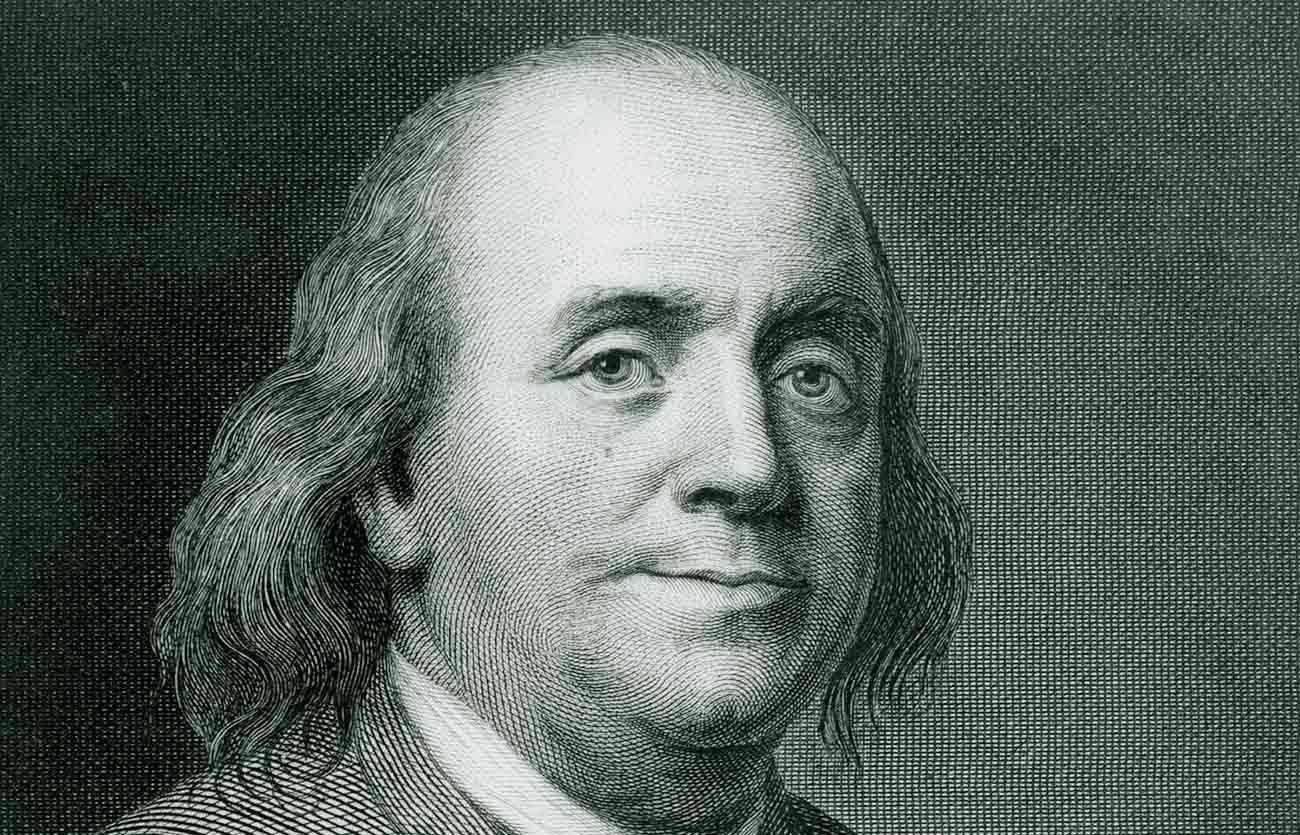 Benjamin Franklin fue presidente en el año 1785