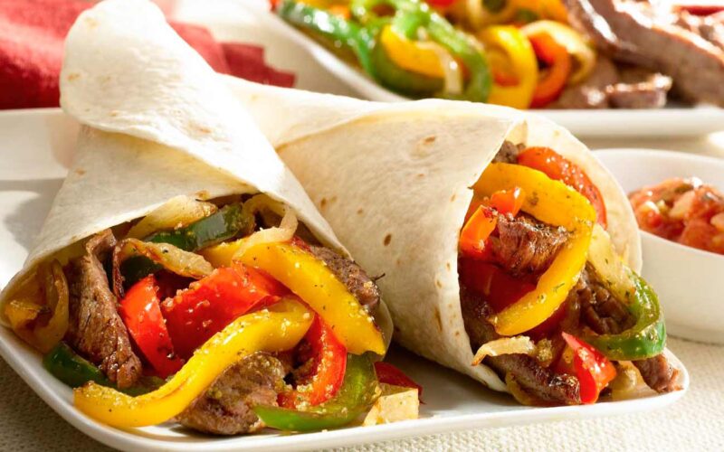 Receta: Fajitas de bistec