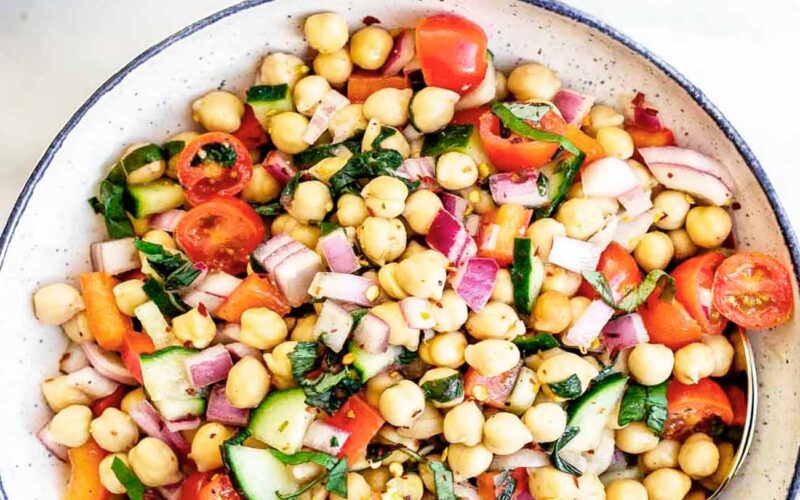 Receta: Ensalada de garbanzos