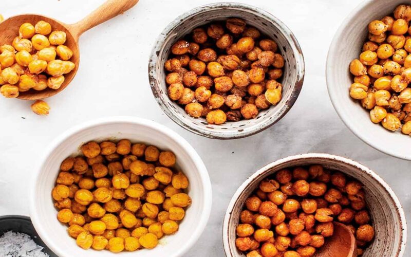 Receta: Garbanzos asados al curry