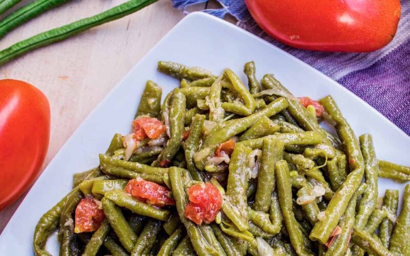 Receta: Judías verdes con tomate