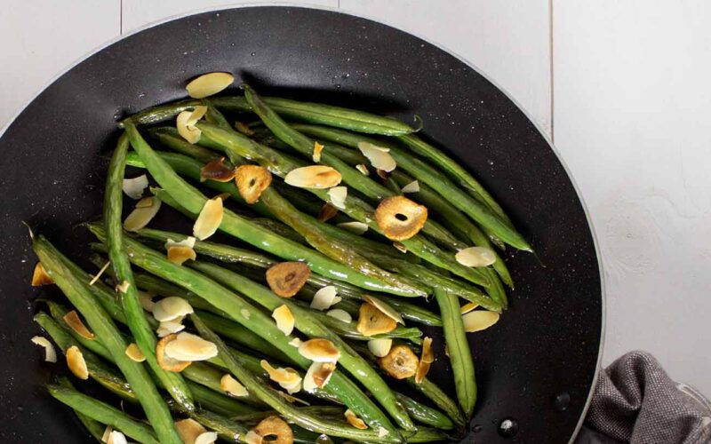 Receta: Judías verdes salteadas con ajo