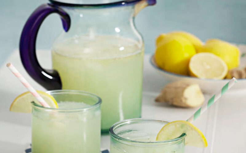 Receta: Limonada de jengibre