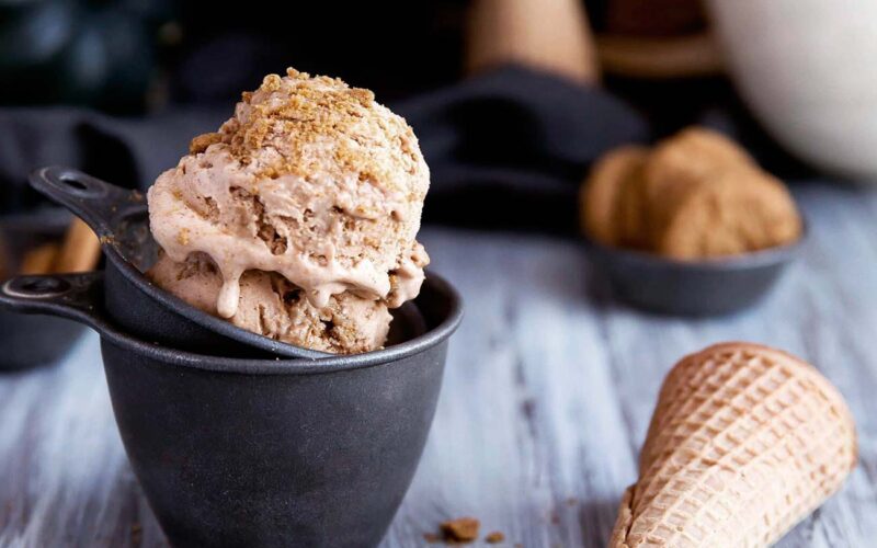 Helado de calabaza y jengibre