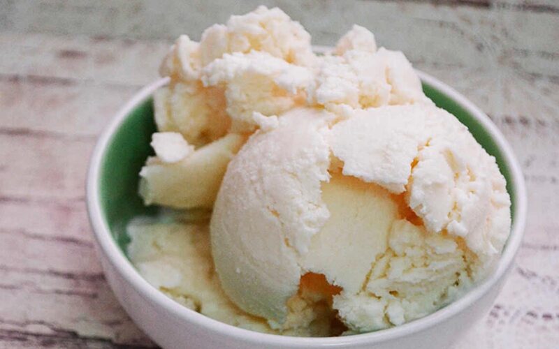 Receta: Helado de vainilla