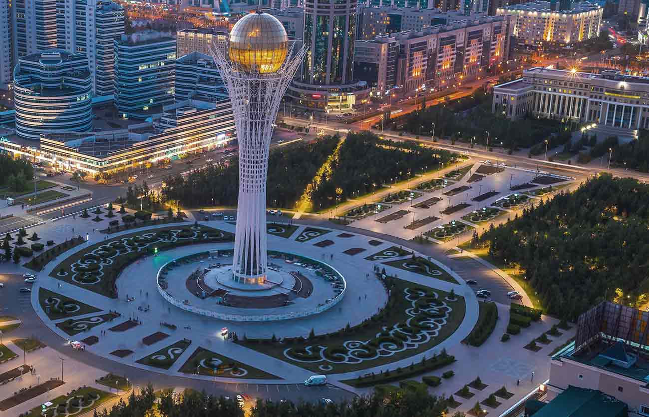 Nur-sultán es la capital de Kazajistán