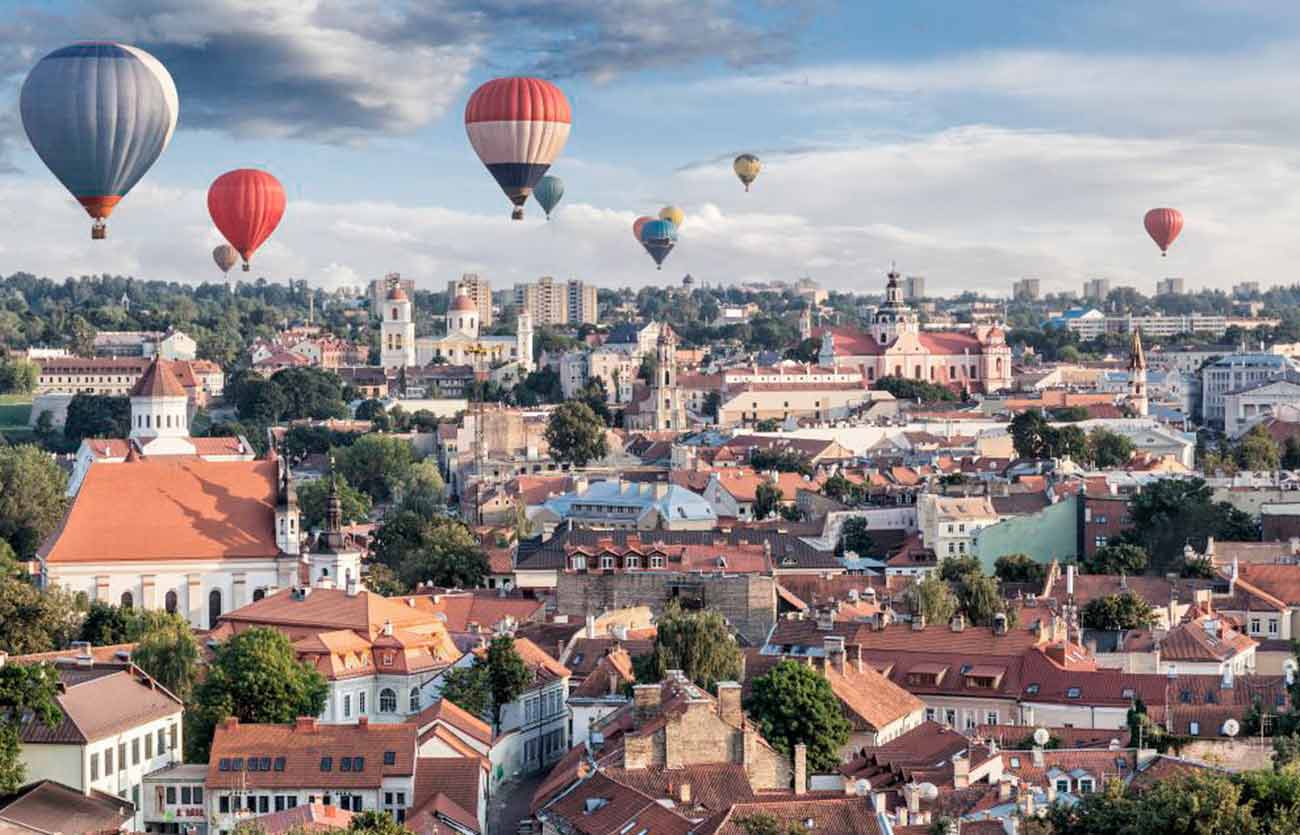 Vilna es la capital de Lituania