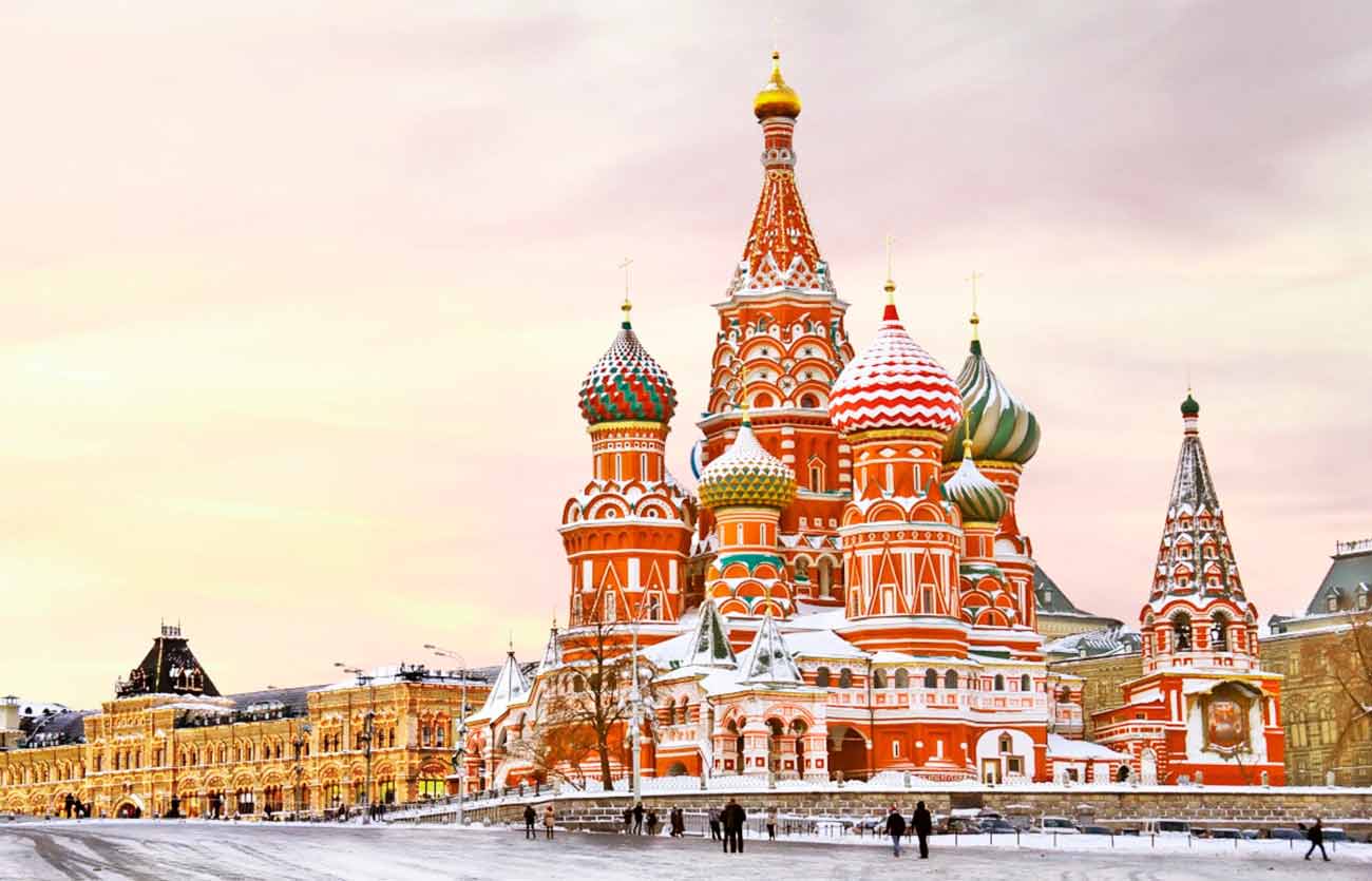 Moscú es la capital de Rusia