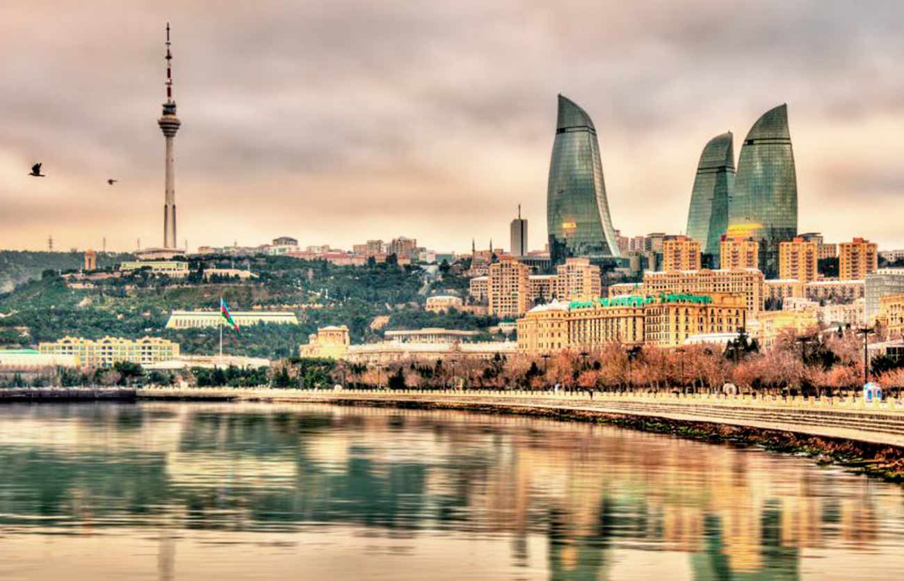 Bakú es la capital de Azerbaiyán