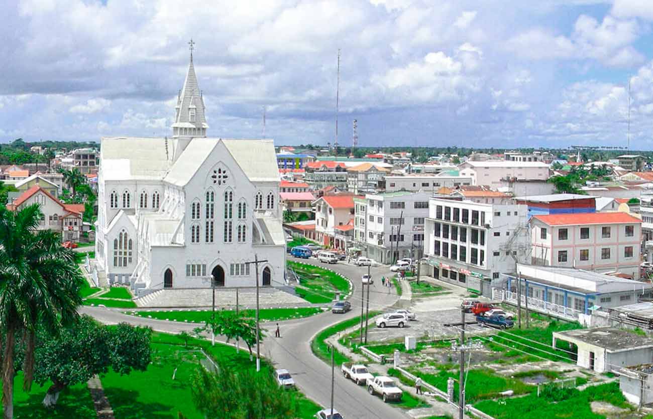 Georgetown es la capital de Guyana