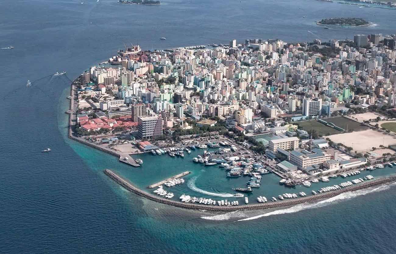 Malé es la capital de Maldivas