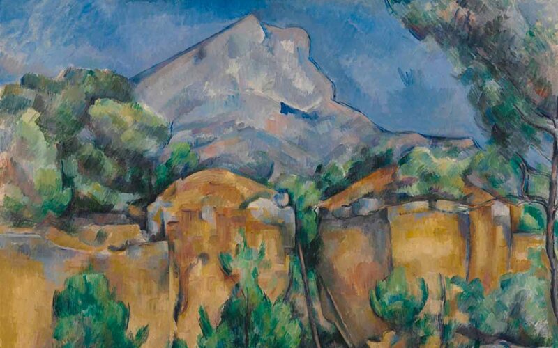 Quién fue el pintor de La montaña de Sainte-Victoire