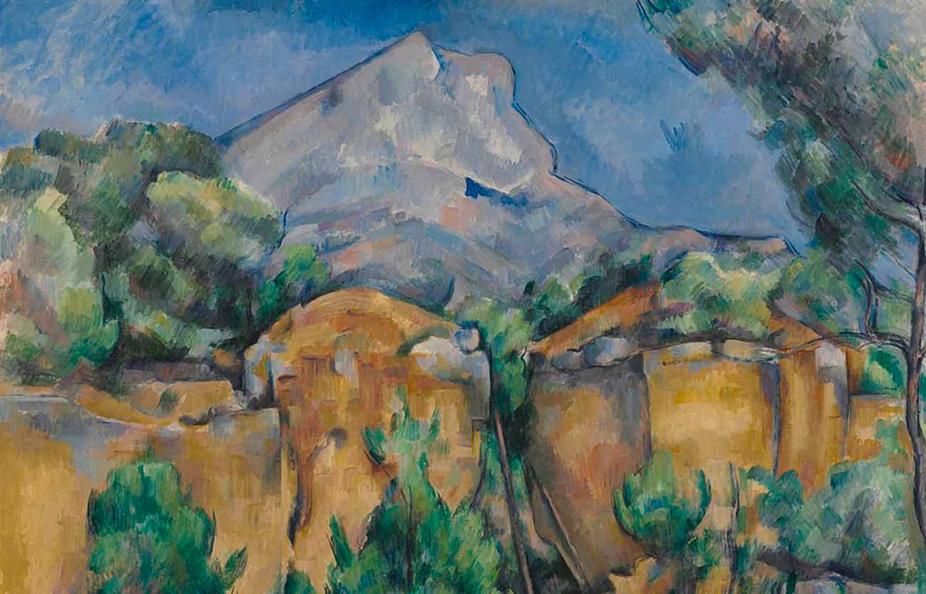 Quién fue el pintor de La montaña de Sainte-Victoire