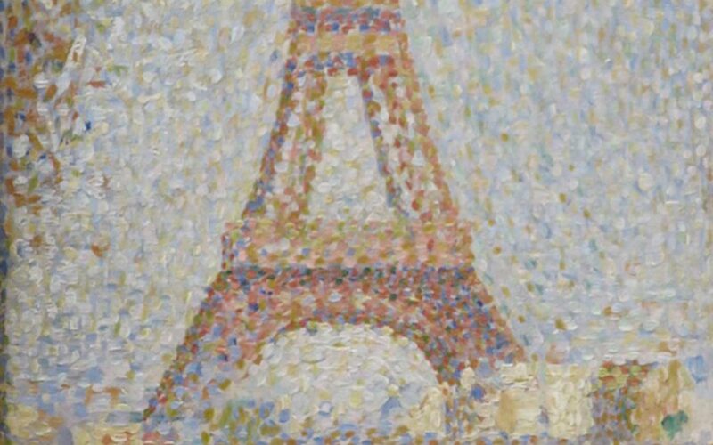 Quién fue el pintor de La torre Eiffel