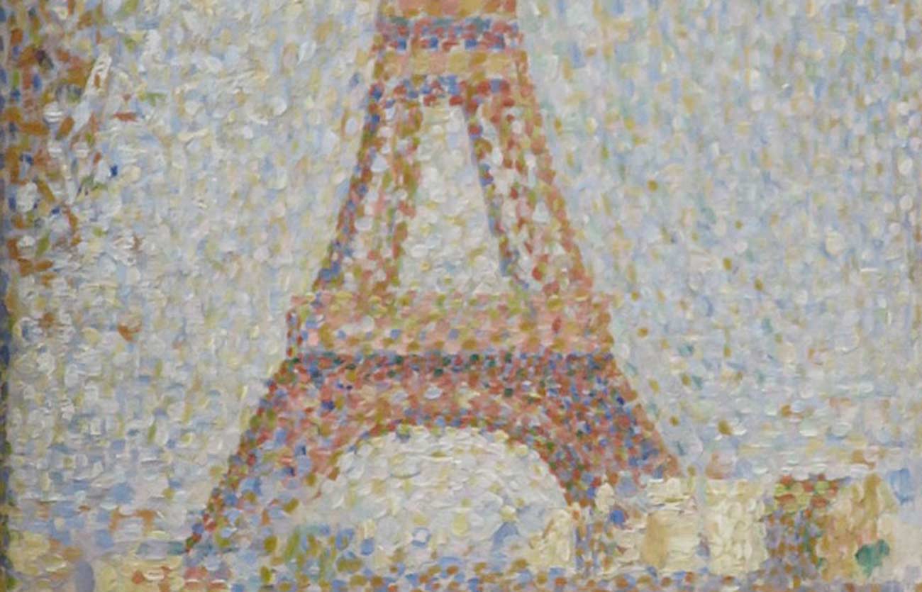 Quién fue el pintor de La torre Eiffel