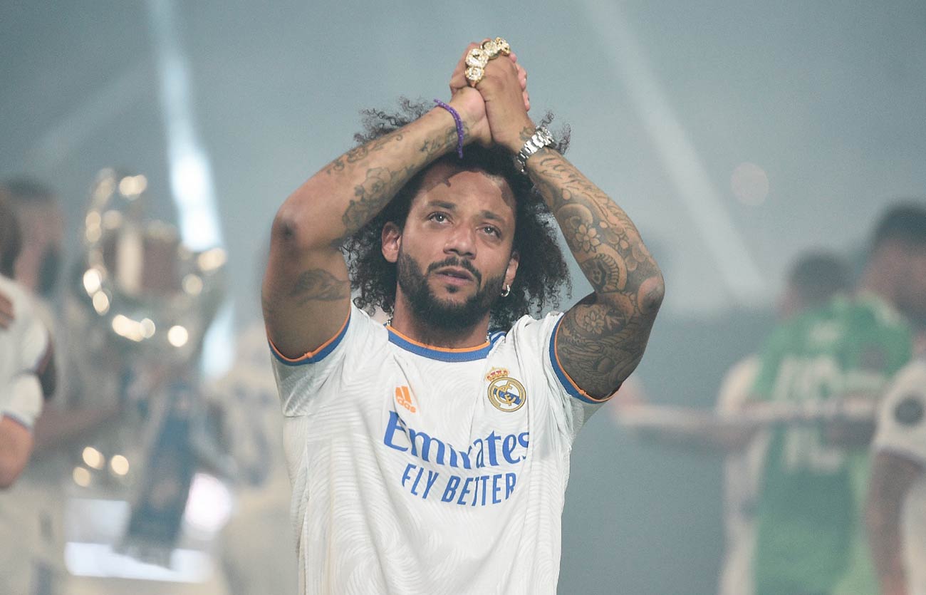 Temporadas de Marcelo en el Real Madrid C.F.