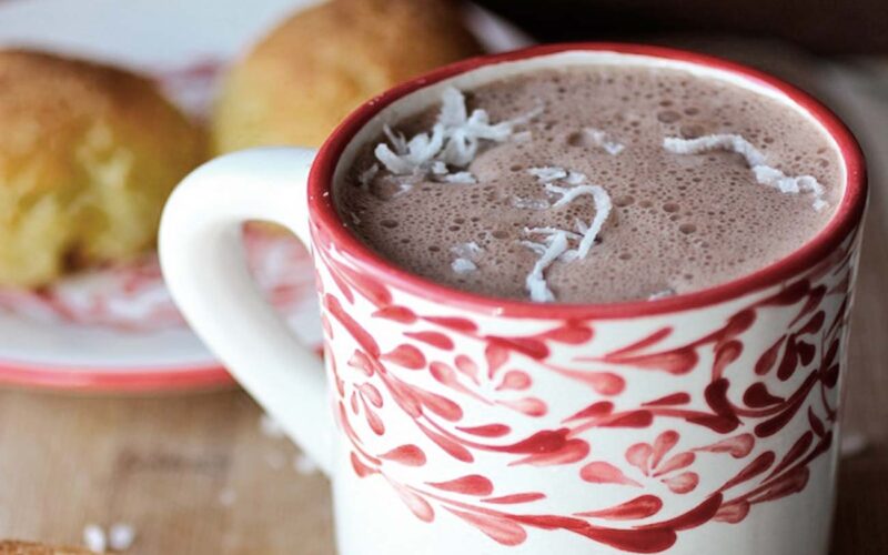 Receta: Chocolate caliente con coco