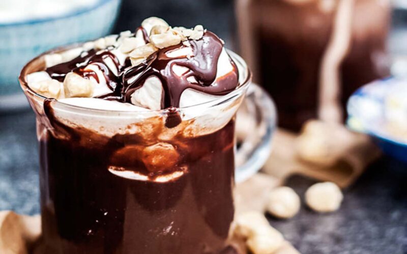 Receta: Chocolate caliente con crema de avellanas