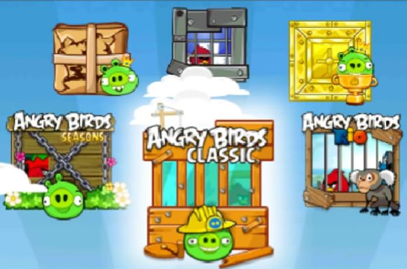 Todos los juegos de Angry Birds para Nintendo 3DS