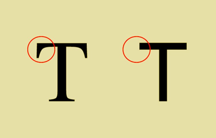 Diferencias entre fuente Serif y Sans-Serif