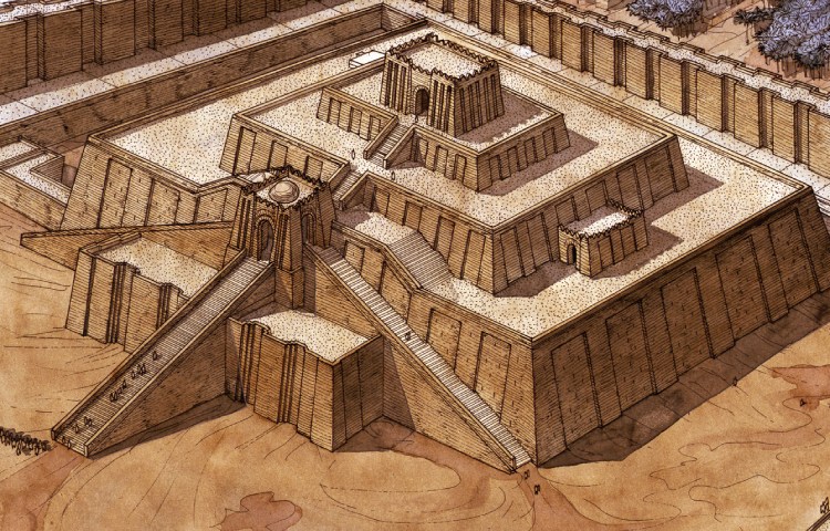 Qué construyeron en Mesopotamia