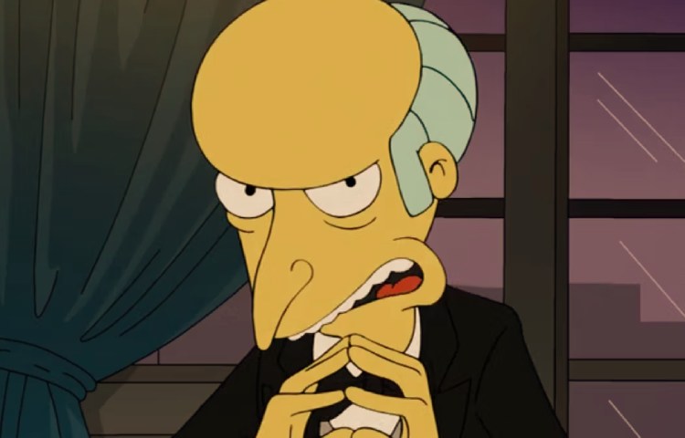 Cuánto mide Mr Burns de Los Simpson